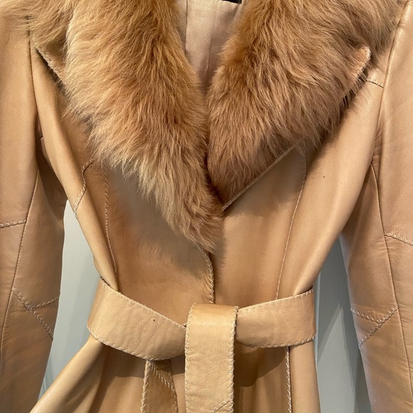 Vintage Penny Lane Leather Coat - Picture 2 of 6